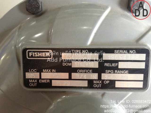 Fisher Type No CS400IR-9I (9)